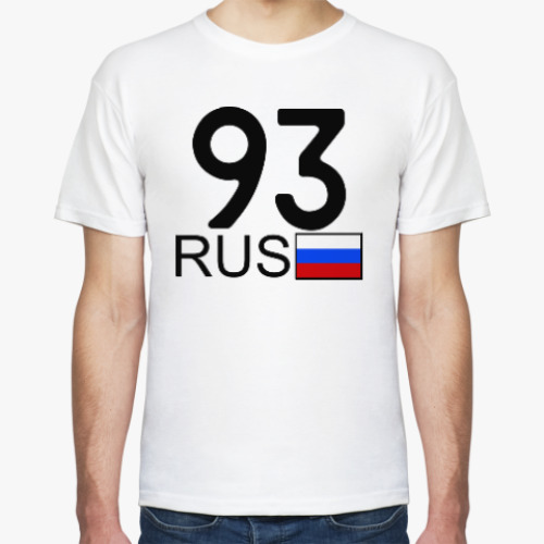 Футболка 93 RUS (A777AA)