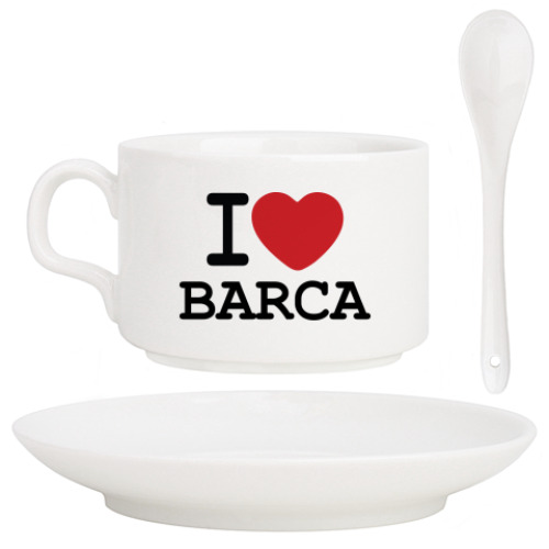 Кофейный набор I Love Barca