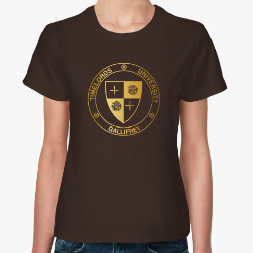 Женская футболка Gallifrey University