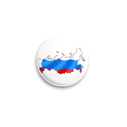 Значок 25мм Россия