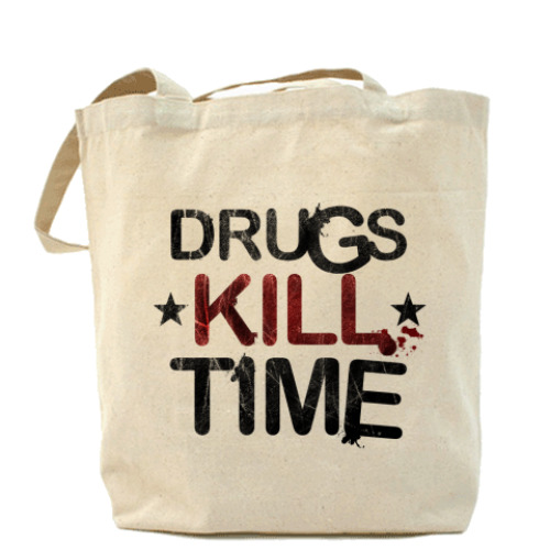 Сумка шоппер DRUGS KILL TIME