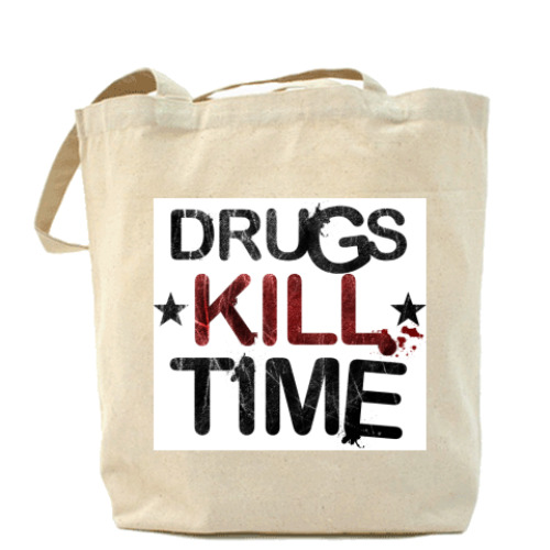 Сумка шоппер DRUGS KILL TIME