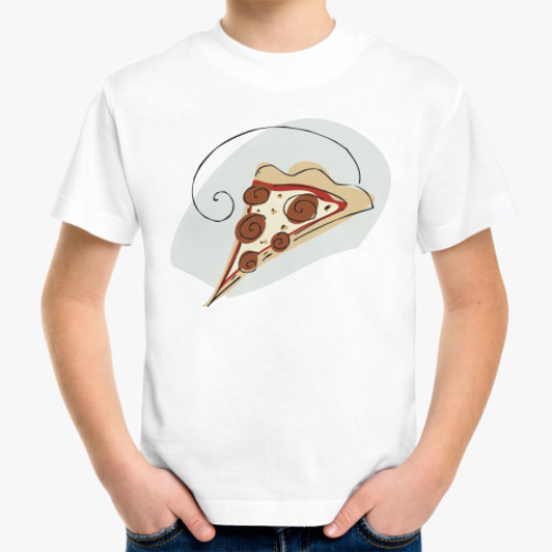 Детская футболка Кусочек пиццы