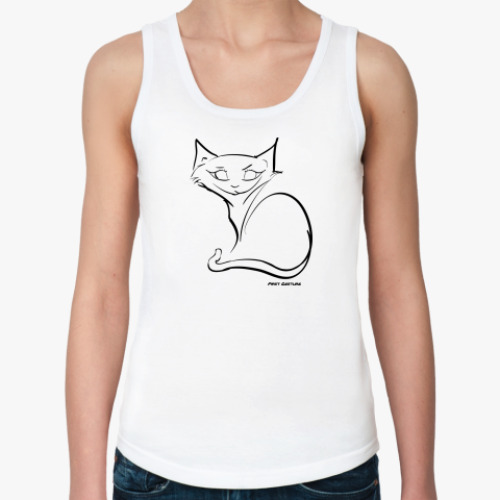 Женская майка Cat
