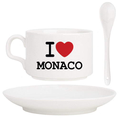 Кофейный набор I Love Monaco