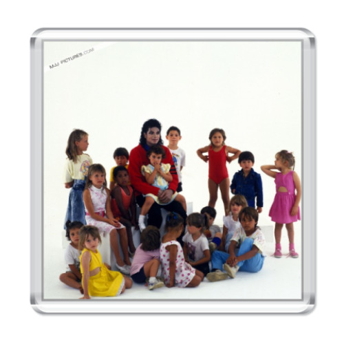 Магнит Michael and children