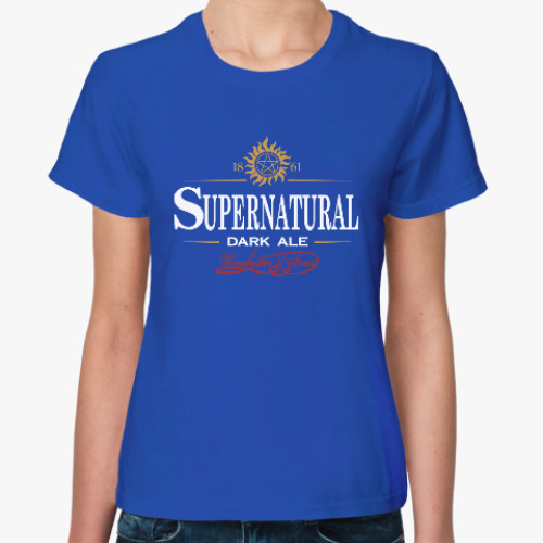 Женская футболка Supernatural - Темный эль