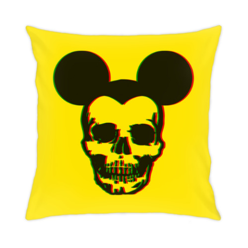Подушка Mickey Mouse & skull