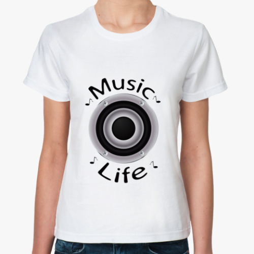 Классическая футболка Music