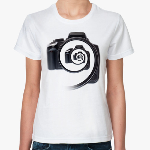 Классическая футболка Бесконечный фотоаппарат