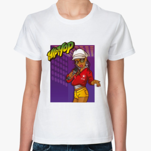 Классическая футболка  'Хип-хоп'