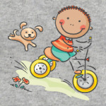Мальчик на велосипеде