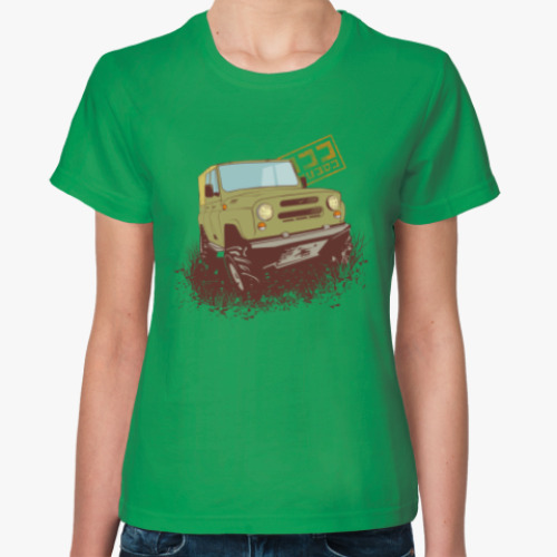 Женская футболка 4х4 Off Road УАЗ