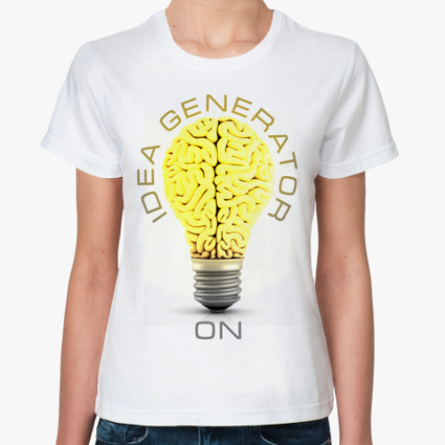 Классическая футболка Idea generator (on)