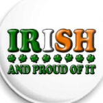  'Proud to be irish'