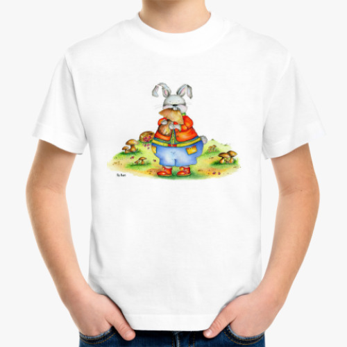 Детская футболка Кролик-обжора