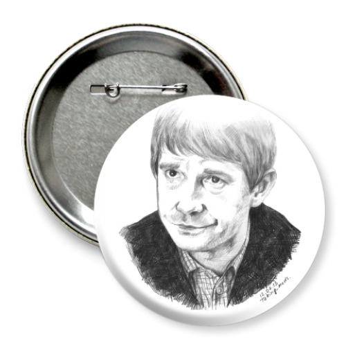 Значок 75мм John Watson (Martin Freeman)
