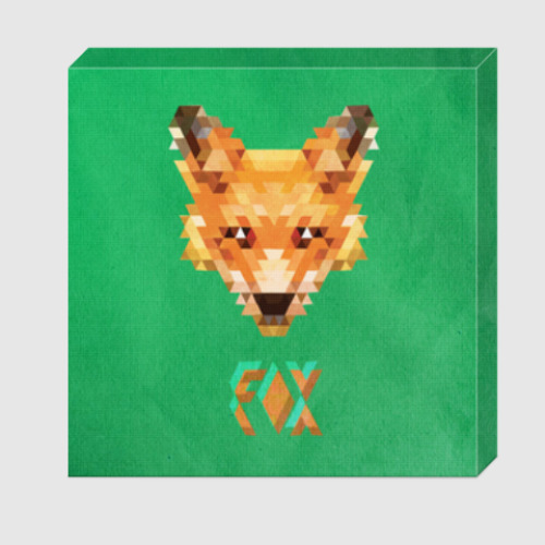 Холст Fox Pixel