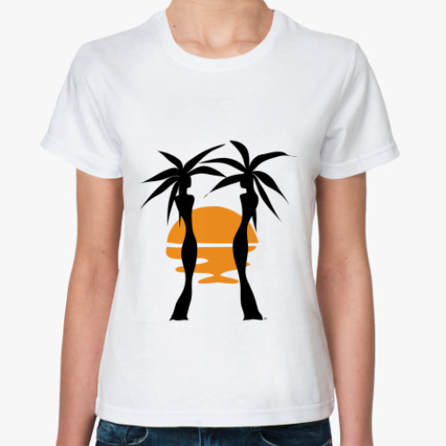 Классическая футболка  Пальмы