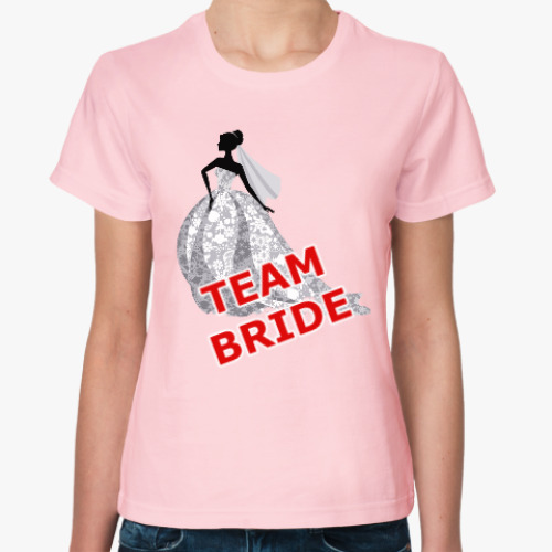 Женская футболка Team bride
