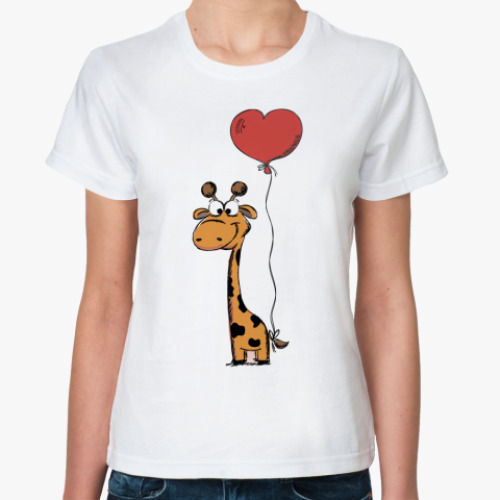 Классическая футболка жирафик