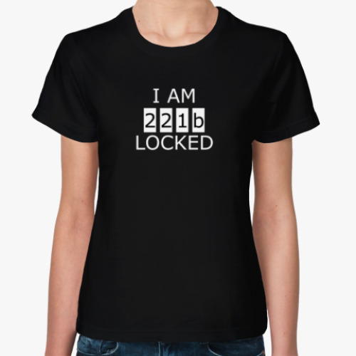 Женская футболка I am 221blocked