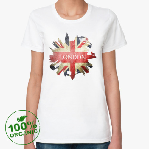 Женская футболка из органик-хлопка LONDON