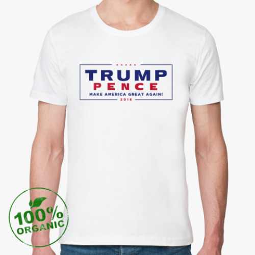 Футболка из органик-хлопка TRUMP Pence