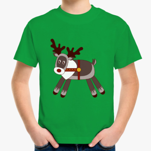 Детская футболка Cute reindeer