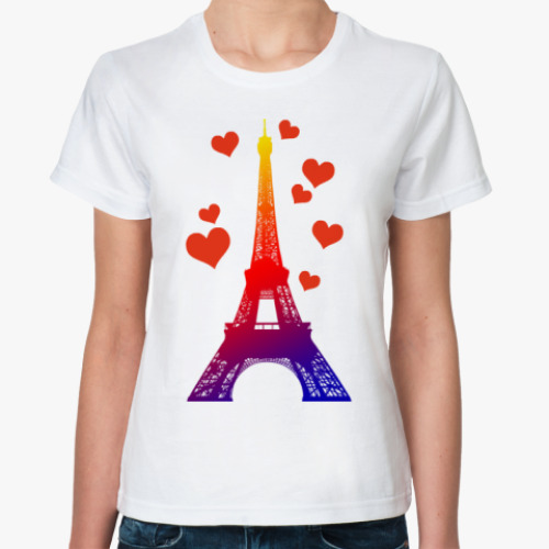 Классическая футболка В ПАРИЖ