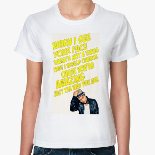 Классическая футболка Bruno Mars