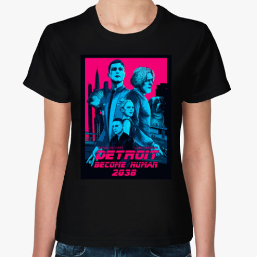 Женская футболка Connor Detroit