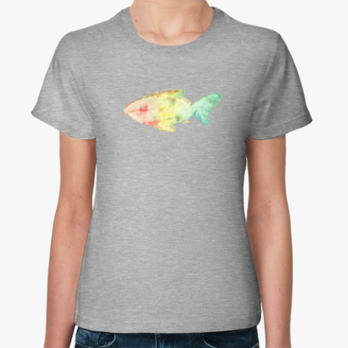 Женская футболка Рыба