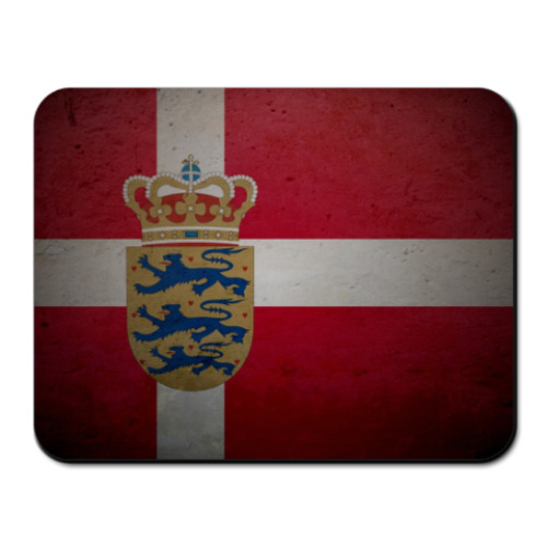 Коврик для мыши Датский флаг