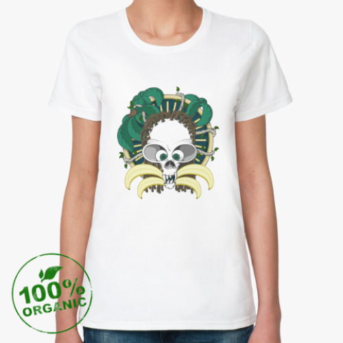 Женская футболка из органик-хлопка Dead Monkey