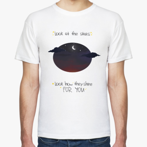 Футболка look at the stars