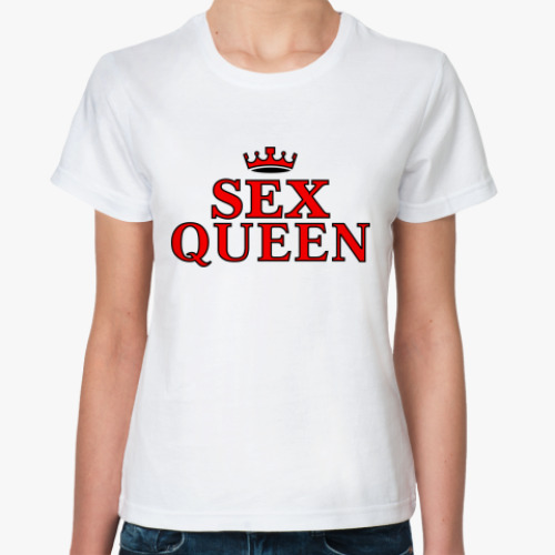Классическая футболка Sex queen