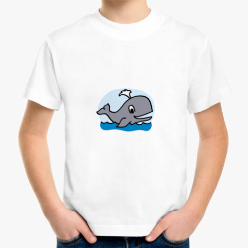 Детская футболка кит