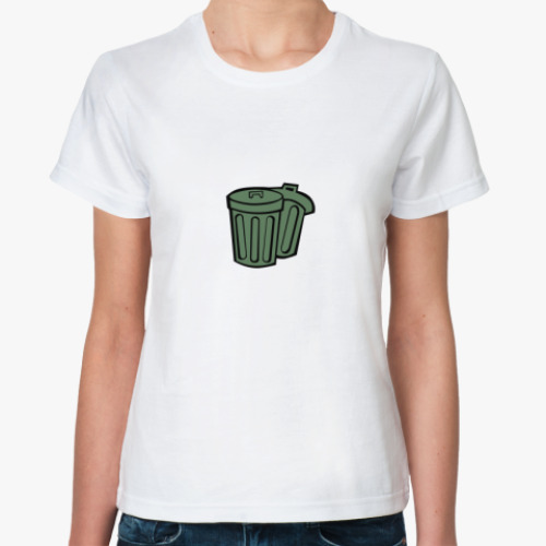 Классическая футболка trash can