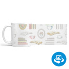 Классическая кружка (круговая запечатка) Книги и винтаж