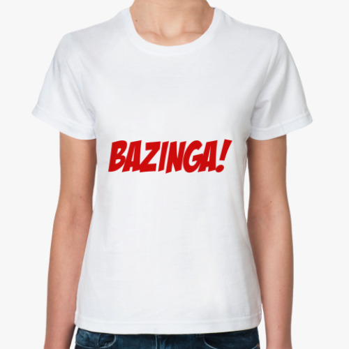 Классическая футболка  BAZINGA!