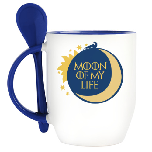 Кружка с ложкой Moon of my life. Game of Thrones