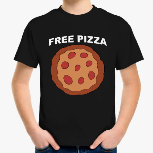 Детская футболка Gravity Fallsn pizza