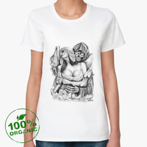 Женская футболка из органик-хлопка Reaper Embrace