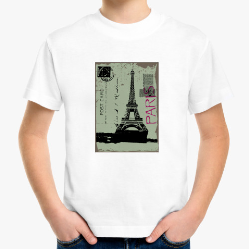 Детская футболка Paris