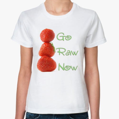 Классическая футболка Go Raw Now
