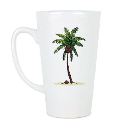 Чашка Латте Кокосовая пальма