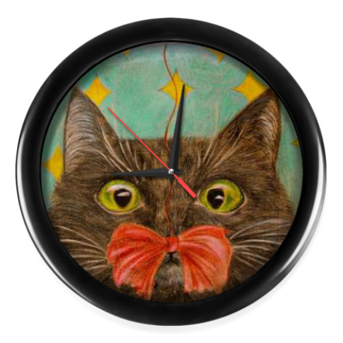 Настенные часы Кот