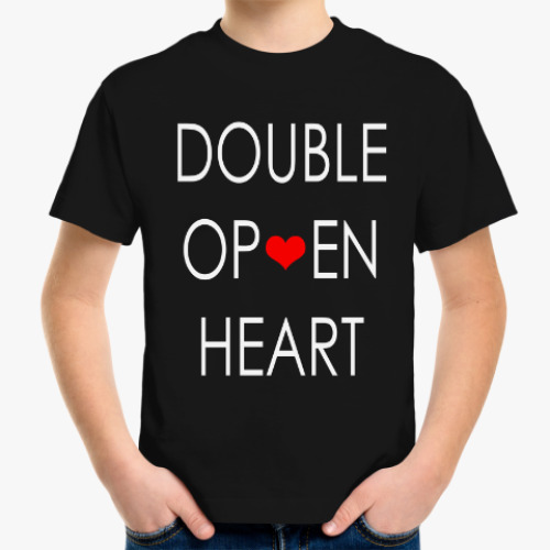 Детская футболка Double Open Heart