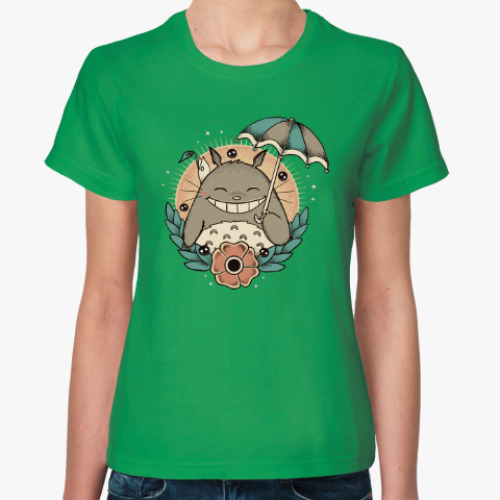 Женская футболка Smile Totoro